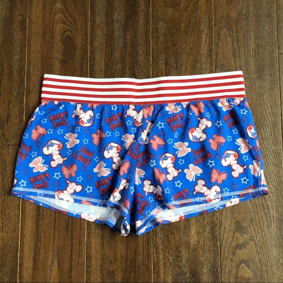 Like New, Snoopy Sleep Shorts - Picture 1 of 7